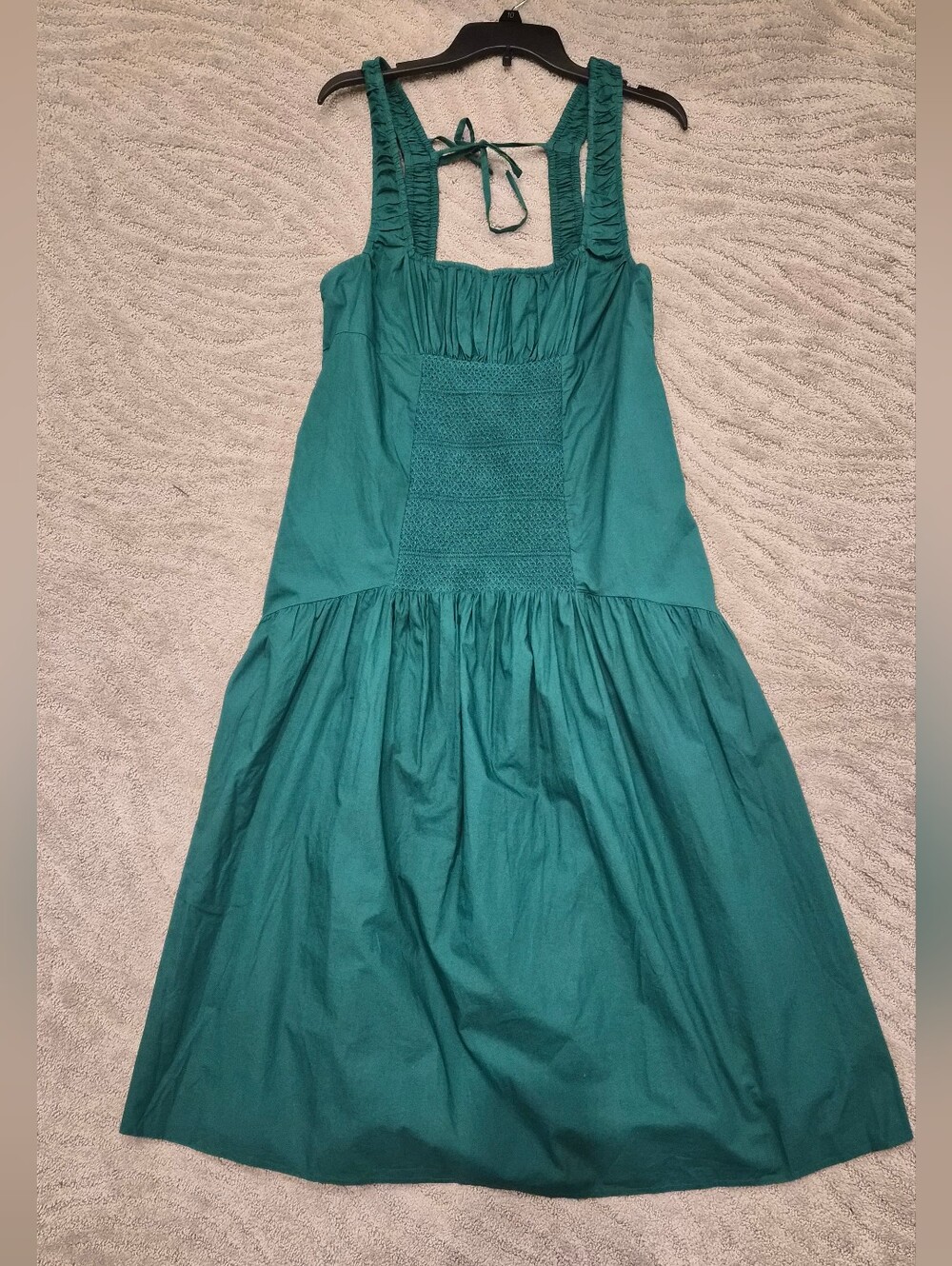Anthropolgie-Celandine Sleeveless Smocked Open-Back Midi Dress - Size Medium - Picture 7 of 10